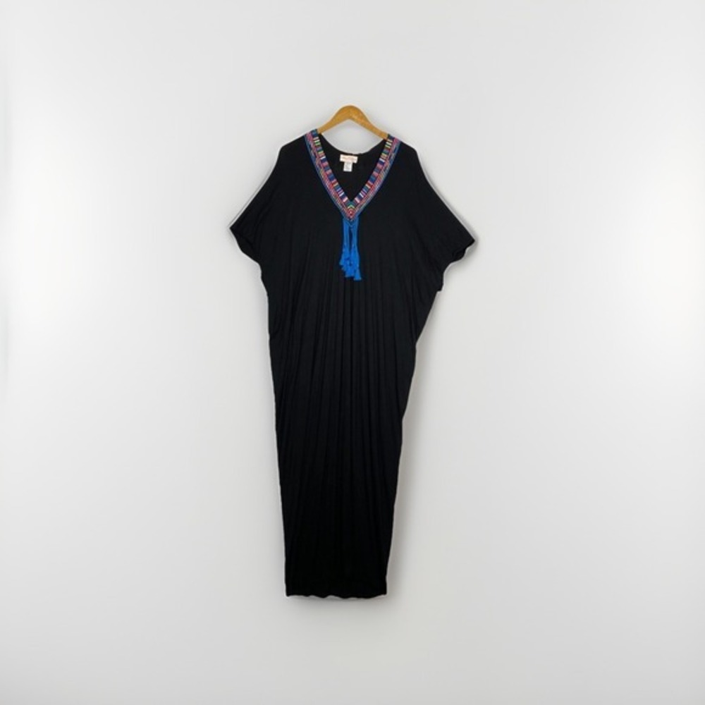 Mara Hoffman Swim Dress Womens OS Maxi Coverup‎ Kaftan Resortwear Beach